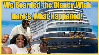 Disney Wish Embarkation Day Vlog | First Day On Disney Cruise 2025 + Room Tour