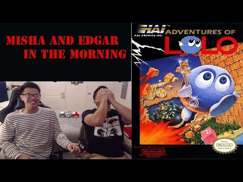 Misha and Edgar Play The Adventures of LOLO | Co-op Gaming