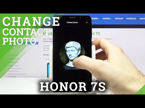 How to Add Profile Picture in HUAWEI Honor 7S – Add Photo to Contact
