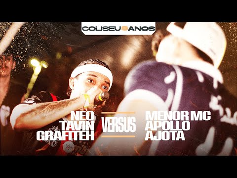 (DESAFIO FINAL!!🔥)NEO, GRAFITEH (SP) E TAVIN (SP) X MENOR MC (AM), APOLLO (SP) E AJOTA (SP) - 6 ANOS