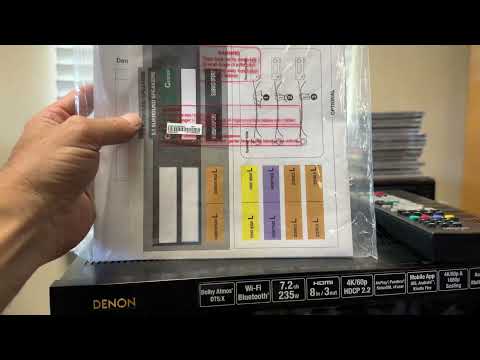 Denon IN-Command AVR-X4200W 7.2 Ch 235W 4K BT WiFi Receiver w/ Accessories; Tested SEE VIDEOS image 26