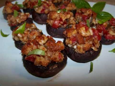 How to: Gluten Free Stuffed Mushrooms