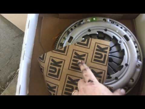 Vw new beetle manual transmission problem release arm + clutch unboxing LuK 17-050