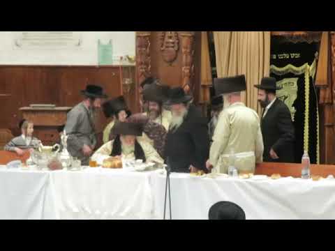 Gerrer R"y Attends Bar Mitzvah Of Toldos Avrohom Yitschok Rebbe's Einikel & Siyum Maseches Shabbos