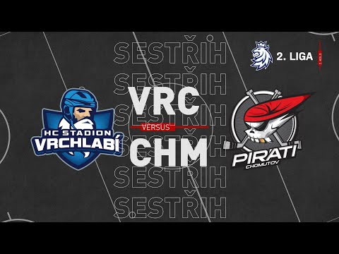 SESTŘIH 2.kolo 2. ligy: HC Stadion Vrchlabí - Piráti Chomutov 0:5