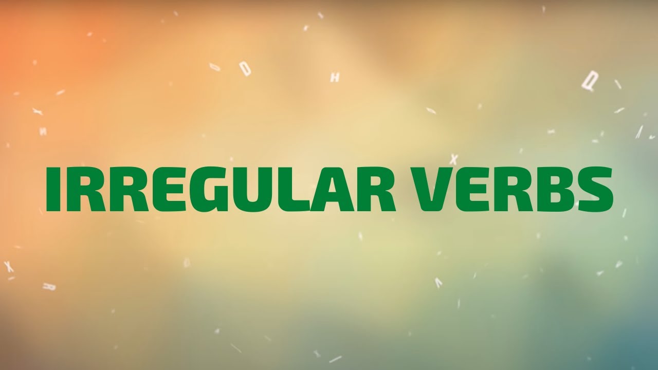 Irregular Verbs | Learn All Irregular Verbs in One Song