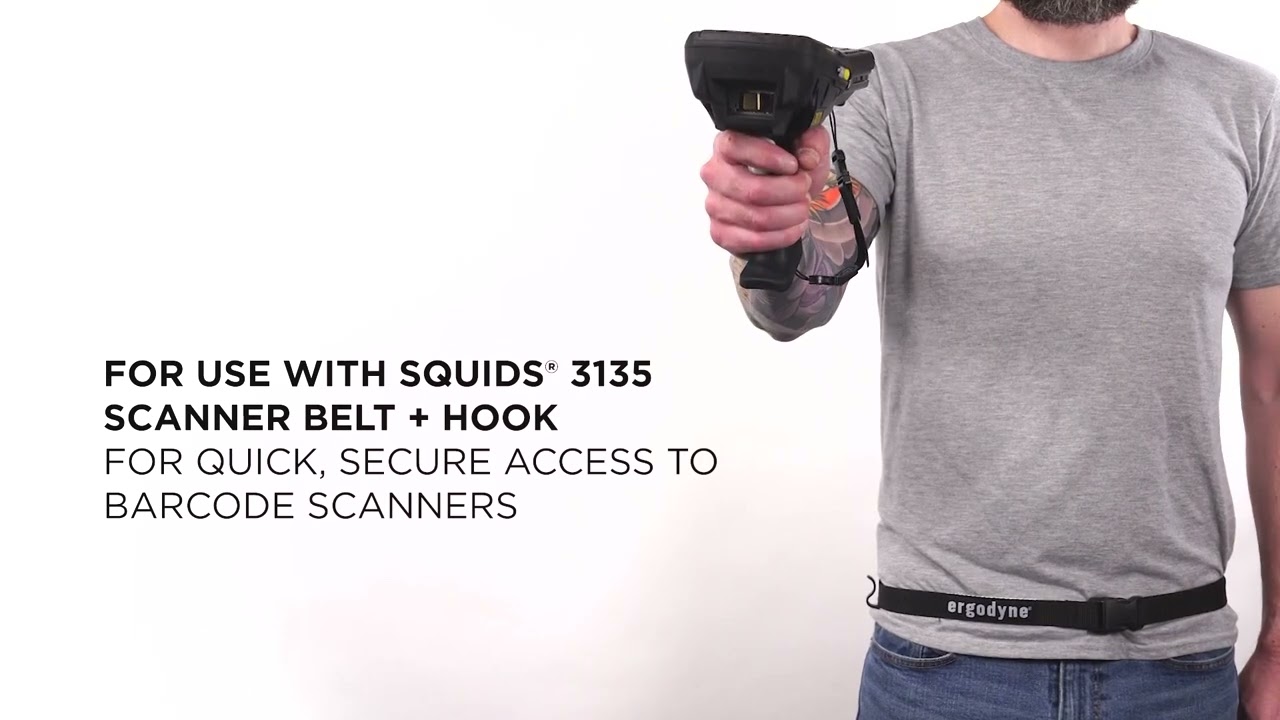 Conveniently Tether Multiple Scanners to Prevent Drops with the Squids® 3136 Scanner Adaptor Straps