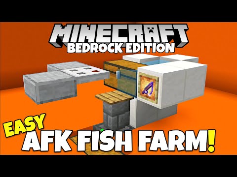 silentwisperer - Minecraft Bedrock: FAST WORKING AFK Fish Farm Tutorial! MCPE Xbox PC PS5