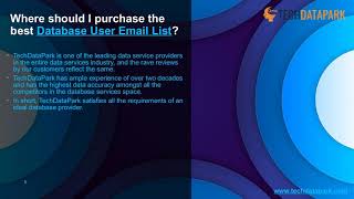 B2B Database Users Email List