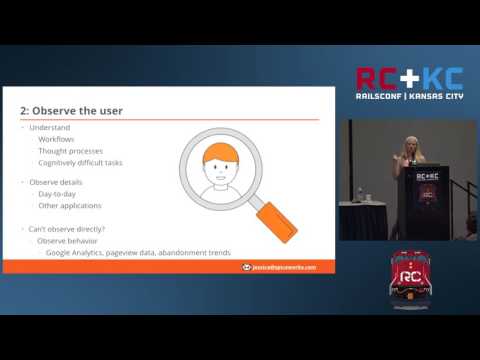 RailsConf 2016 -  Building Applications Better the First Time by Jessica Roper