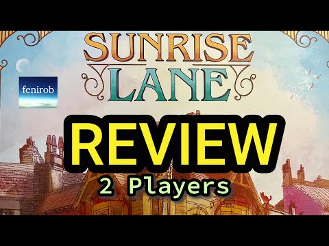 Sunrise Lane Board Game | Review (Two Players)