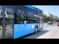 CONSTANTA Autobuzul BYD K9UB E14 Paraseste Stația City Park Pe Linia 100M