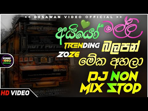 2026 New Sinhala Songs Dj Nonstop | Trending Dj Remix 2025 | Bass - Boosted | Party Dance Dj Remix