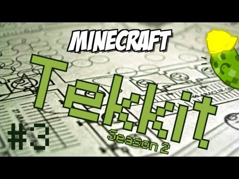 Minecraft Tekkit Season 2 Part 3 - Our First Machine and a SPECIAL GUEST