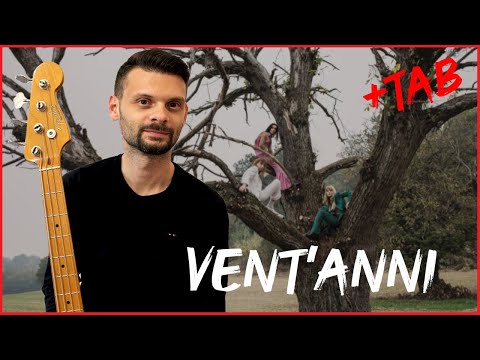 Vent'anni - Maneskin (Bass Cover + TAB)