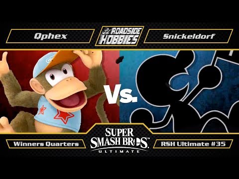 RSH Ultimate #35: Qphex (Diddy Kong) vs Snickeldorf (Game and Watch) - Winners Quarters