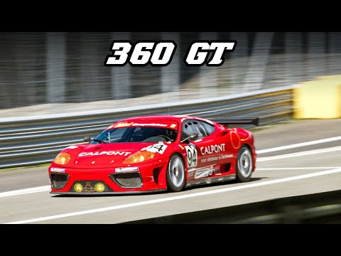Ferrari 360 GT & N-GT | incredible downshifts & flyby sounds 2023