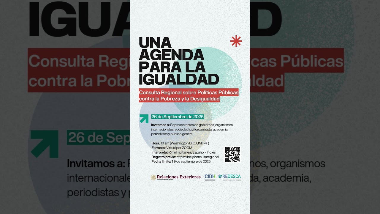 #consulta regional sobre #politicaspublicas contra la #pobreza y la #desigualdad