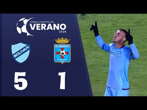 Paceña Academy thrashed Bolivar 5 - Blooming 1 - Summer Friendly Tournament