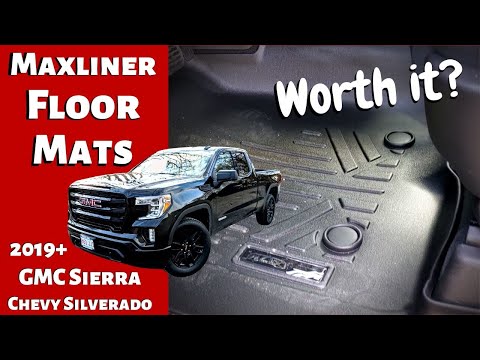 All Weather Floor Mats for My 2020 GMC Sierra, also fits Chevy Silverado 1500, Maxliner Smartliner
