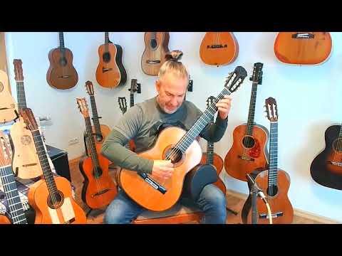 Francisco Simplicio 1925 - rare classical guitar - famous previous owner - sounds like nothing you heard before - check video! image 15