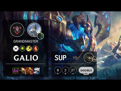 Galio Support vs Tahm Kench - KR Grandmaster Patch 10.24