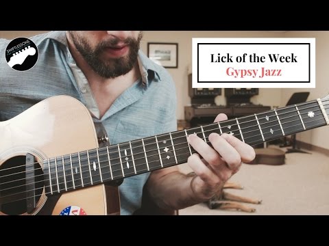 Gypsy Jazz Guitar Lesson - Django Reinhardt Style Lick in Am