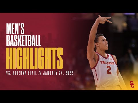 Men's Basketball: USC 78, ASU 56 - Highlights 1/24/2022
