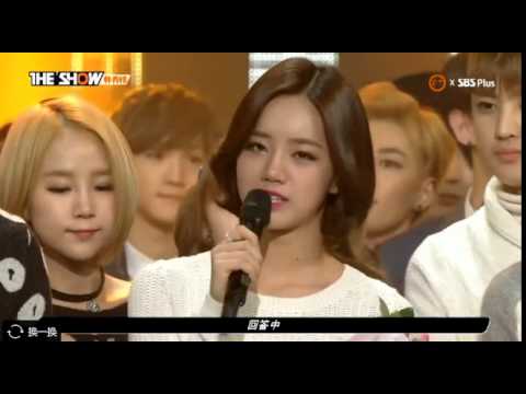 150120 SBSMTV THE SHOW Girl's Day Hyeri's last MC for The Show Ending