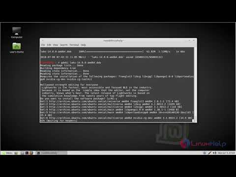 How to Install LightWorks on Linuxmint 18.03 | LinuxHelp Tutorials