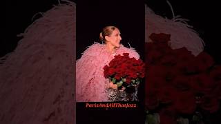 Céline Dion received a beautiful bouquet of roses 🌹,  Plenitude Arena, Paris, 2026
