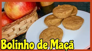 COMO FAZER BOLO DE MAÇÃ SIMPLES - FIT E PARA BEBÊS (9M+) #comidadebebê #receitasfaceis #blwbrasil