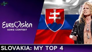 Slovakia In Eurovision: MY TOP 4 (2009-2012)