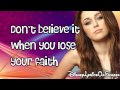 Miley Cyrus - Forgiveness and Love (Lyrics On Screen) HD