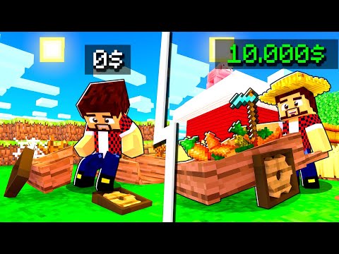 Открыл свою БИЗНЕС ФЕРМУ в Майнкрафт! Minecraft Микро Ферма