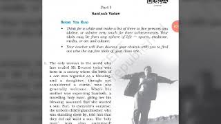 English Beehive 9 class IX Chapter 8 Reach For The Top Santosh Yadav Let's English in Hindi