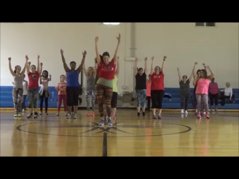 A Lo Loco / Celia Cruz Salsa (Samba) Dance Fitness routine by Jilly Zumba