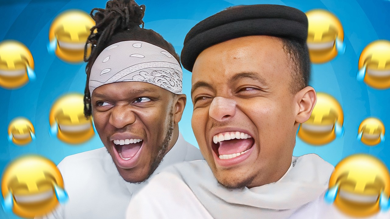تحدي الضحك مع KSI 😂🤣