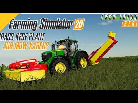 Grass cutting //farming simulator 20 Grass //FS 20