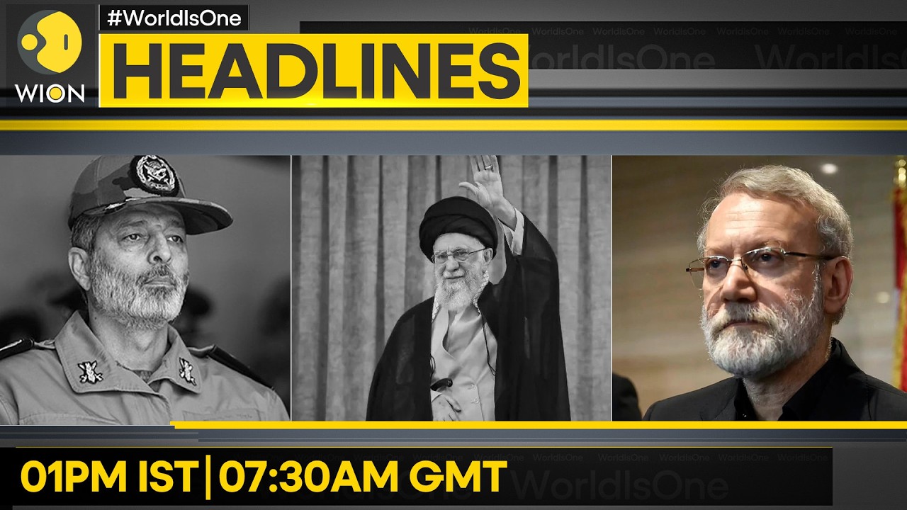 Iran Armed Forces Chief Of Staff Killed | Iran's Security Chief Warns Against Division | Headlines