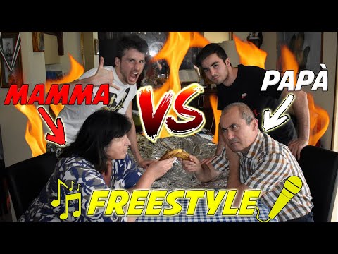 Mom vs. Dad - Freestyle Rap Battle!! Pierino vs. Gnabri