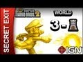 New Super Mario Bros. 2 - Secret Exit Guide - World 3-Tower - Walkthrough