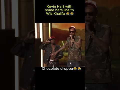 Kevin Hat brings he chocolate droppa to Wiz Khalifa 😂😂  #kevinhart #wizkhalifa #viral #trending