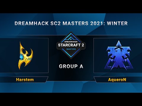 SC2 - Harstem vs. AqueroN - Group A - DreamHack SC2 Masters 2021 Winter - EU