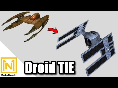 The Droid TIE Fighter - TIE/D automated fighter - Star Wars TIE FIghter Variants