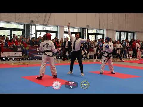 Taylor Smith WAL vs Tyra Barada SLO - Female Senior Sparring -50KG Final