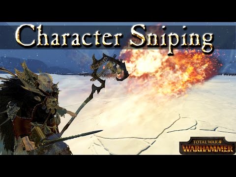 Character Sniping 1: Flying vs Walking Bright Wizard's Fireball - Total War Warhammer Mechanics