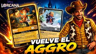 🔥 WOODY ROMPE el META | ¿MEJOR CARTA del SET 12? 👀 Deck Tech Amber/Steel AGGRO⚡🤠