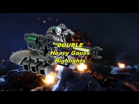 DOUBLE Heavy Gauss Highlights - Annihilator ANH-1X MechWarrior Online