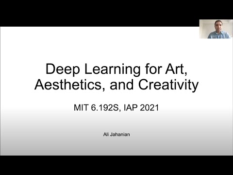 MIT 6.S192 - Lecture 1: Computational Aesthetics, Design, Art | Learning by Generating